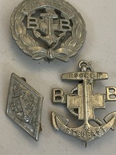 Vintage Set Of Boys Brigade Pin Badges Vintage Collection