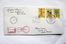 COMMEMORATIVE POSTCARD ENCOUNTRI DI AEROPHILATELIA ROME 1985 (F5519)