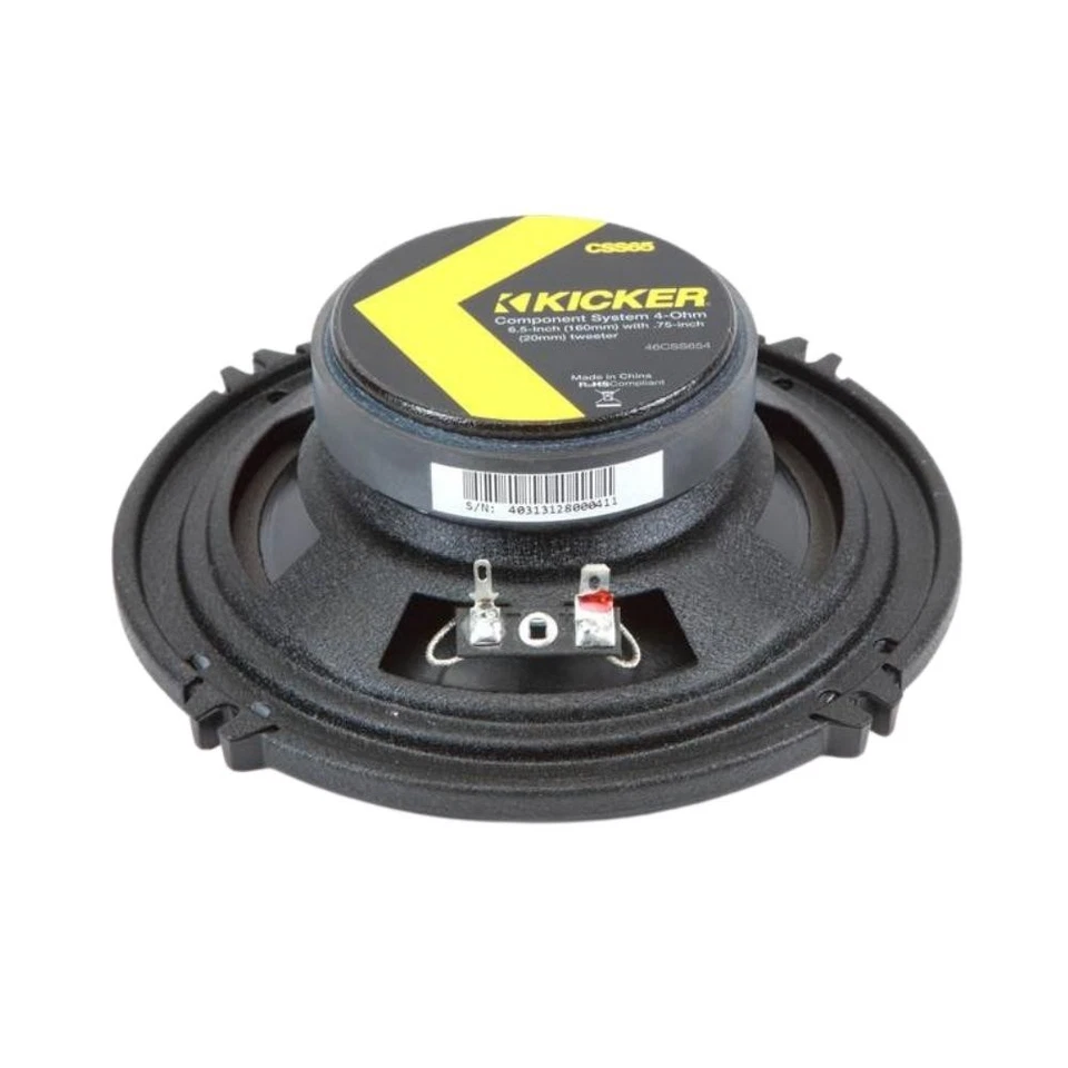 Altavoz componente Kicker 46CSS654 CS Series 6,5" y altavoz coaxial 46CSC654 6,5" Foto 3 de 4