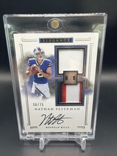 2017 Panini Impeccable #140 Nathan Peterman #/75