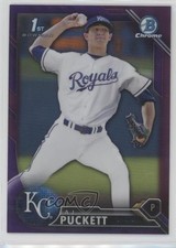 2016 Bowman Draft Chrome Picks Purple Refractor 222/250 AJ Puckett #BDC-85 0c6