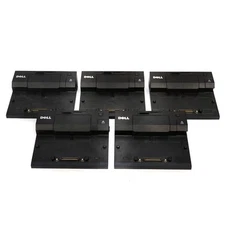 (Lot of 5) Dell PR03X USB 2.0 E-Port Replicator/Laptop Docking Stations 19.5VDC
