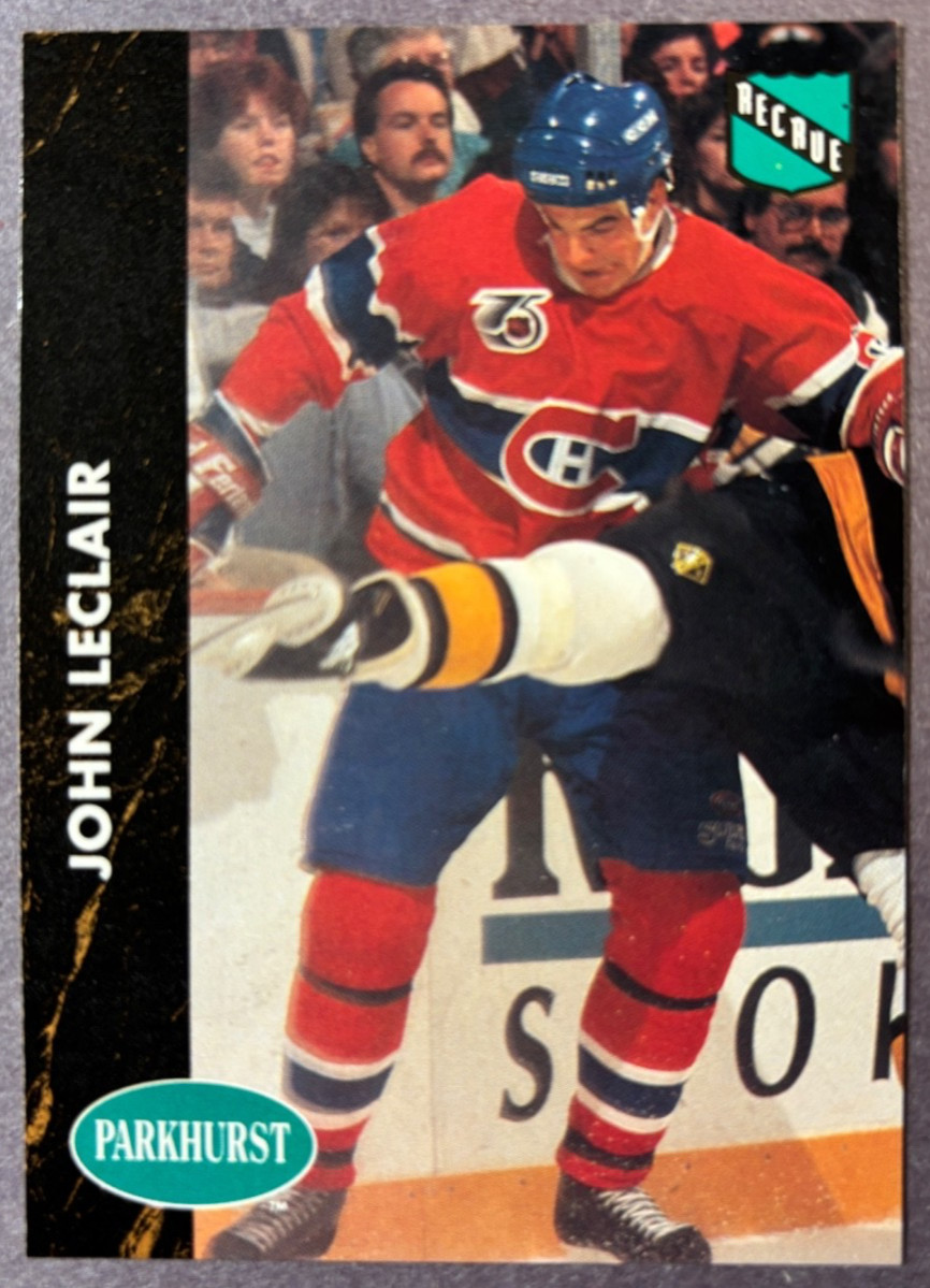 1991-92 Parkhurst French #84 John LeClair Montreal Canadiens RC