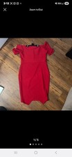 Fashion Nova Red Short Dress Size L