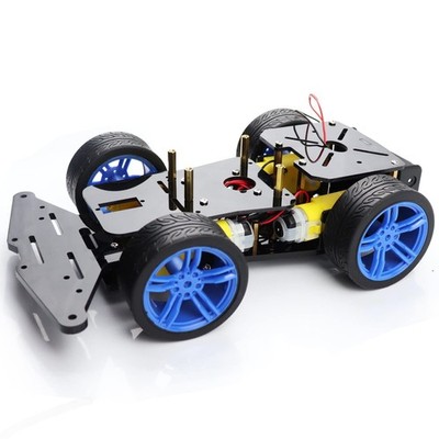 Arduino Robot Car Kit - 4WD Smart Robot Car Chassis with Motors, Wheels and B...