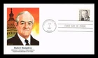 DR JIM STAMPS US COVER HUBERT HUMPHREY GREAT AMERICANS FDC FLEETWOOD