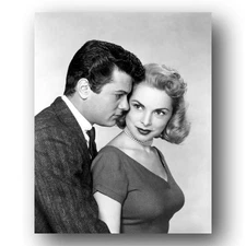 Janet Leigh actress elegant smiling black & white 8x10 Photo