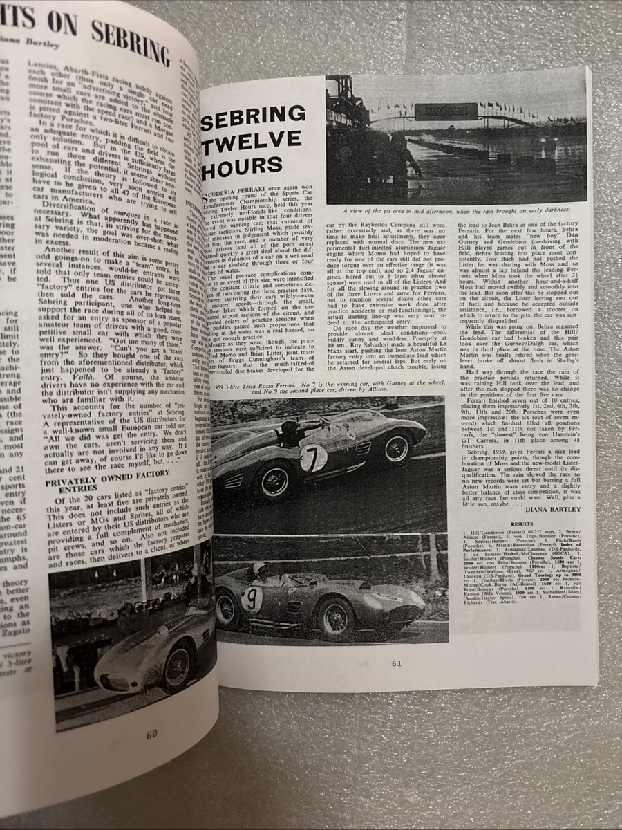 洋書 SEBRING Sebring 12- Hour Race 1950-1970 (rare Paperback) UK Import | eBay