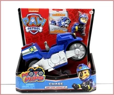 Paw Patrol MOTO PUPS  CHASE Deluxe MOTOCYCLE Vehicle + ACTION Figure 🌟NEW🌟