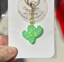 Green Cactus Keychain   
