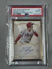 2018 TOPPS DEFINITIVE SHOHEI OHTANI ROOKIE RC GOLD FRAMED ON CARD AUTO /30 PSA8