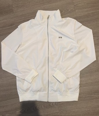 Hugo Boss Herren Jacke Weiß Zip Größe M Neu Ohne Etikett Old Money Luxus