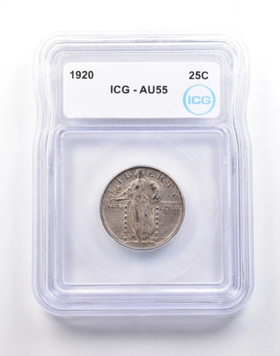 1920 Standing Liberty Quarter AU55 ICG *5225