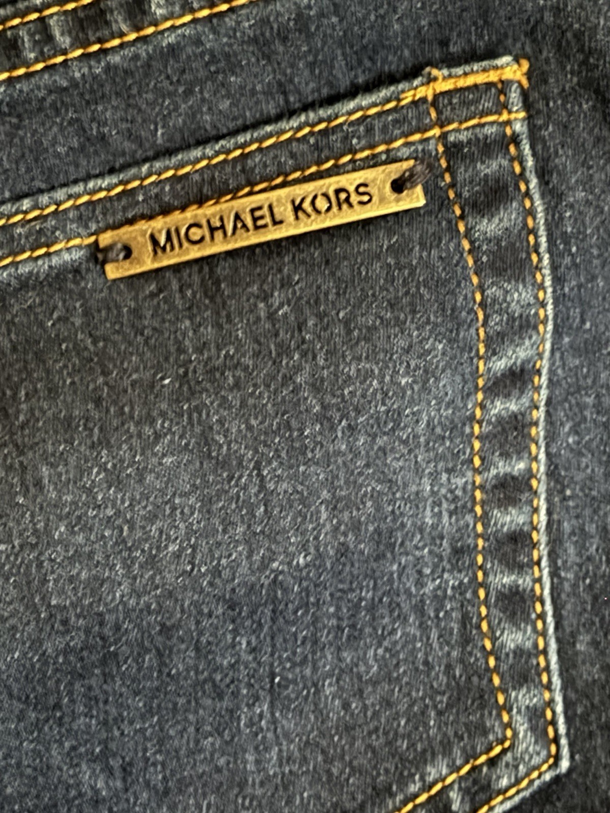 Michael Kors Womens Skinny Size 8 Dark Blue Denim 31X 27 Jeans Size 8 Pants thumbnail 6