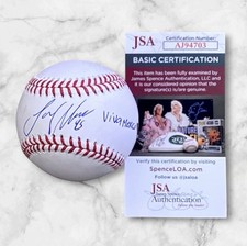 Joey Meneses Signed Autographed 2023 WBC Baseball w/ Viva Mexico JSA COA Nats