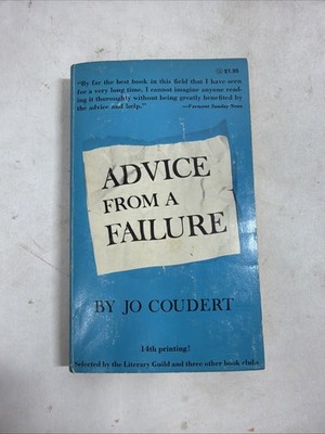 Advice from a Failure, Jo Coudert, Hodder and Stoughton, 1967, HC DJ