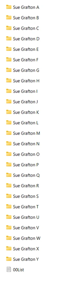 AUDIOBOOKS ~ SUE GRAFTON - THE ALPHABET SERIES COMPLETE A - Y 25 BOOKS .MP3 USB - Image 2 of 4