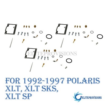 NEW Carburetor Repair Rebuild Kit For 1992-1997 Polaris XLT, XLT SKS, XLT SP US
