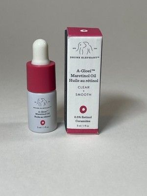Drunk Elephant A-Gloei Maretinol Oil w/ Retinol Ceramides 3ml 0.1 fl oz Mini New