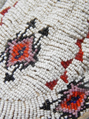 #ad #ad ANTIQUE 1915 20s SINEW FULLY BEADED NO. CHEYENNE HARD SOLE MOCCASINS MONTANA $1779.00