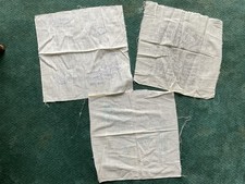 Three Vintage preprinted Quilt blocks for hand painting Each 17x17
