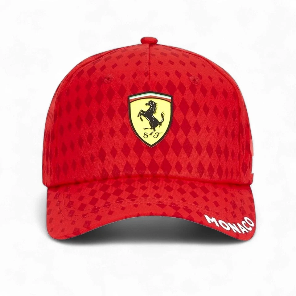 Scuderia Ferrari Formula 1 Monaco Cap - Sebastian Vettel - Charles Leclerc - Hat - Image 2 of 4