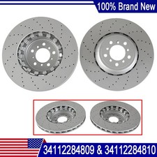Brake Disc Rotors 34112284809 For BMW M4 M3 M2 Pair Set of 2 Front 380mm US