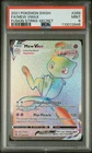 2021 POKEMON SWORD & SHIELD FUSION STRIKE SECRET #268 FULL ART/MEW VMAX PSA 9