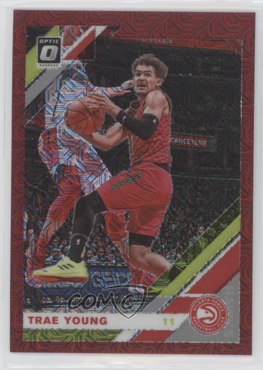 2019-20 Panini Donruss Optic Choice Red Prizm 3/88 Trae Young #2 pe8