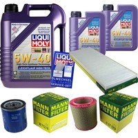 Inspektionskit Filter Liqui Moly ÖL 7L 5W-40 FüR CitroëN Jumper