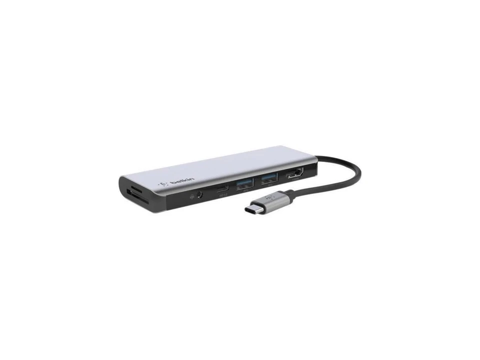Belkin CONNECT USB-C 7-in-1 Multiport Hub Adapter PVC003btSGY - Image 4 of 4