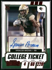 2021 Panini Contenders Draft Picks #206 Spencer Brown Red
