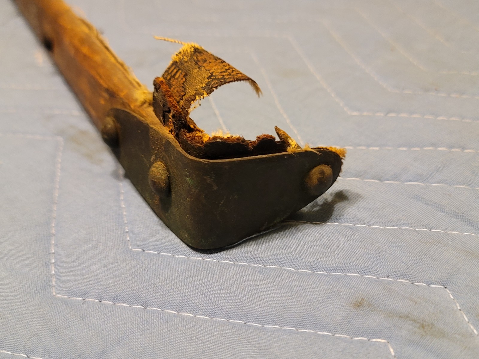 WOOD SLAT for c.1900 Au Depart & Louis Vuitton 39.75" French Steamer Trunk  #1