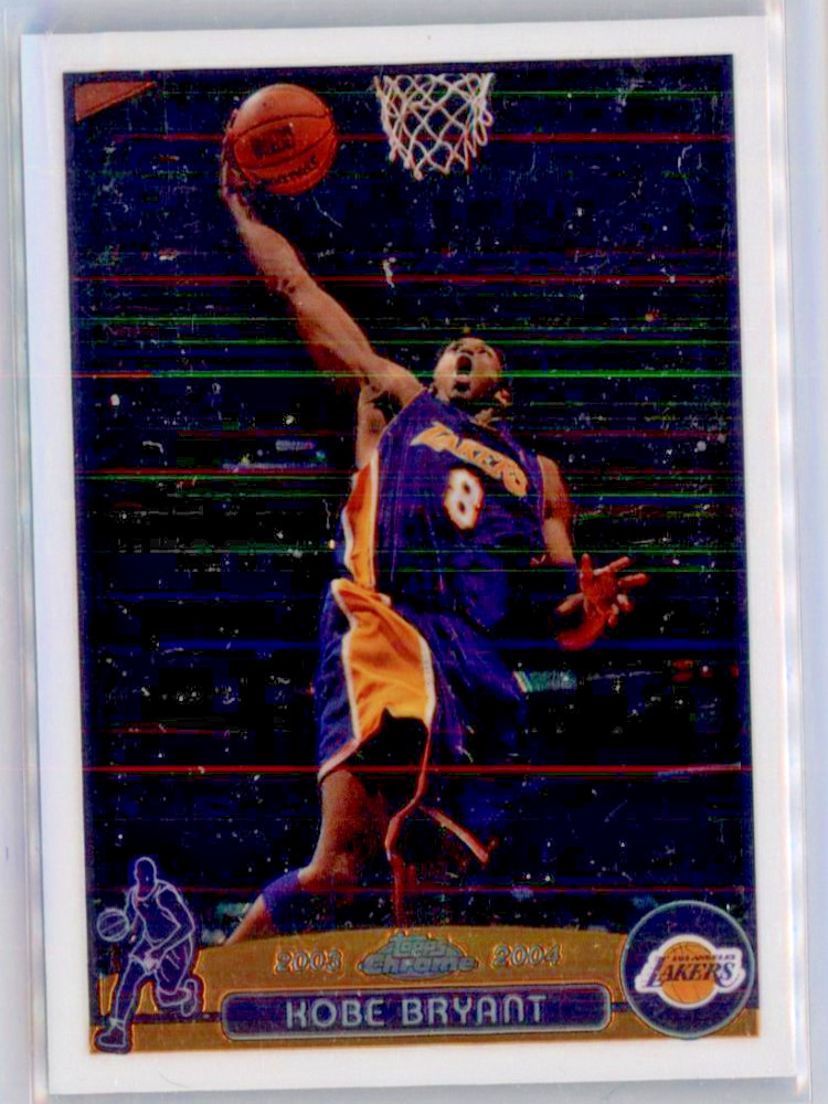 2003-04 Topps Chrome Kobe Bryant #36 LOS ANGELES LAKERS