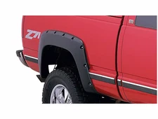 RealTruck Bushwacker Pocket Style Fender Flares Black Rear 2 Piece