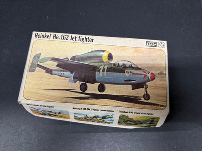 FROG 1/72 HEINKEL He.162 JET FIGHTER model kit (50)