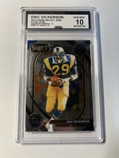2024 Panini Select Football Eric Dickerson LA Rams CCG Graded 10 Gem Mint Card