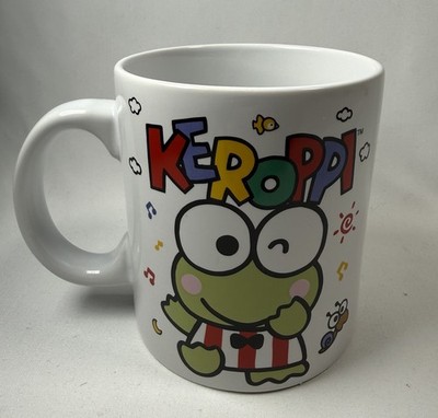 Winking Keroppi By Sanrio 2023 Mug Coffee Cup 20 Oz Large White Frog Y2K Retro