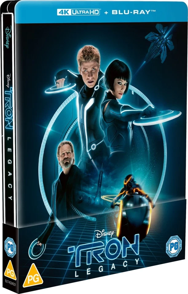 NEW Tron Legacy 4K SteelBook UHD Blu-ray (UK)[2010] No Dent - Ships Next Day - Image 2 of 4