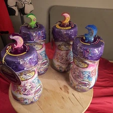 All 4 New Magic Mixies Pixlings Shimmerverse Series Dolls purple, pink green blu