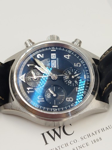 IWC Chronograph Pilot Watch Fliegeruhr Ref 3706 3093098 Boxed Paperwork Working - Picture 10 of 20
