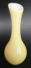 Red Wing Pottery Speckled Pale Yellow Bud Vase Vintage 7.5"