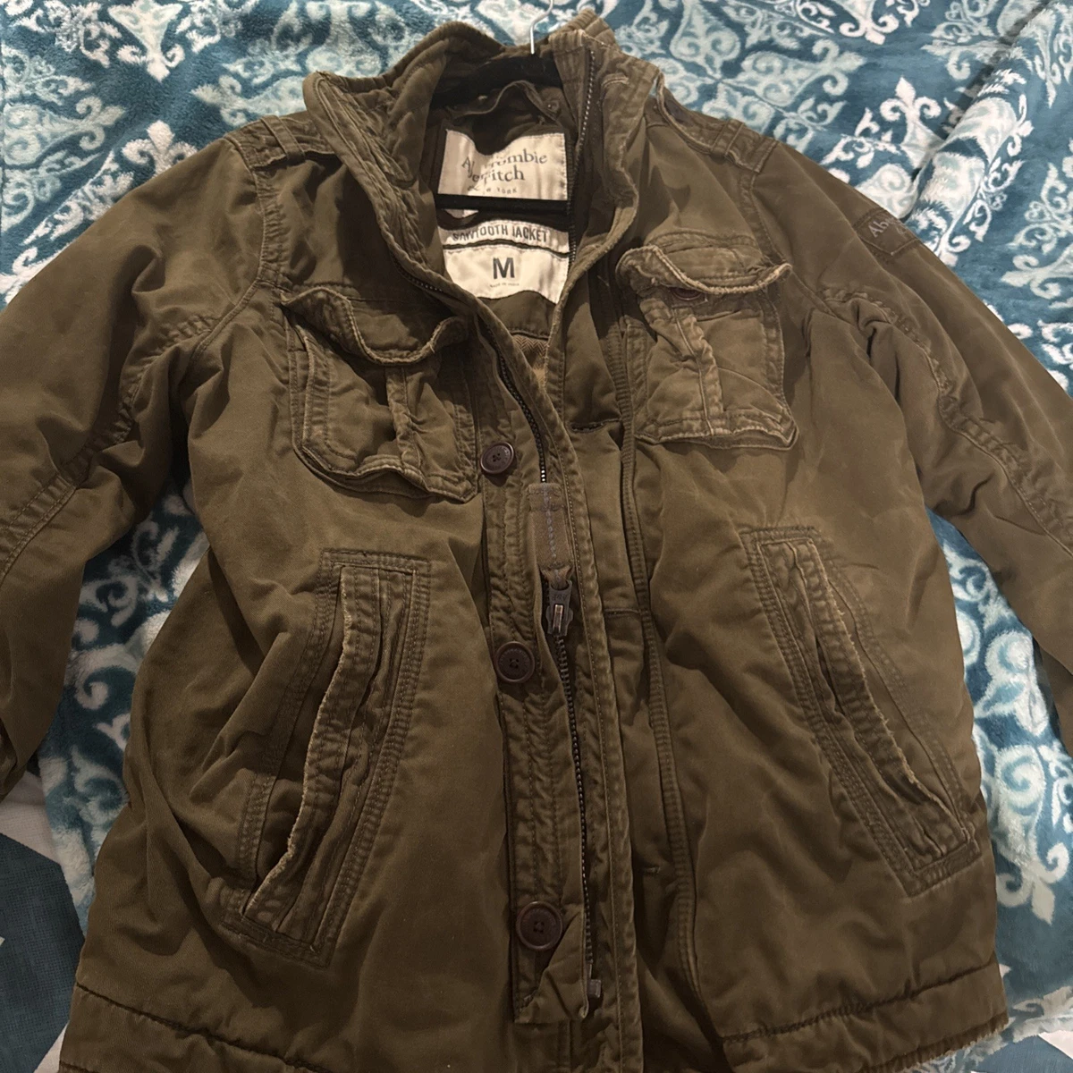 abercrombie olive jacket products for sale | eBay