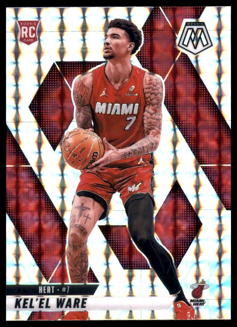 2024-25 Panini Mosaic Kel’el Ware #232 Miami Heat