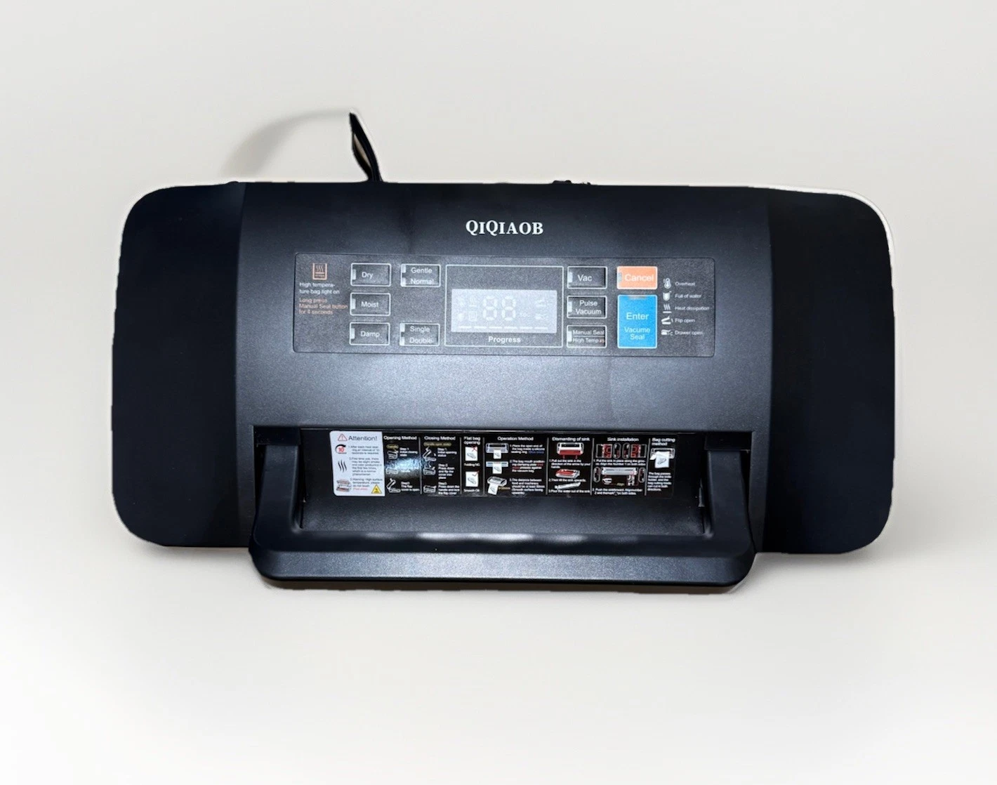 QIQIAOB 95kpa Vacuum Sealer Machine,Commercial Full Automatic Food Sealer SV608