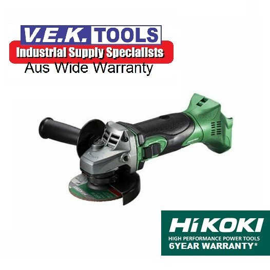 HIKOKI HITACHI 18V CORDLESS ANGLE GRINDER BARE UNIT SKIN -6YR AUS