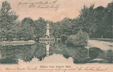 Postcard 1908 Palmer Park, Detroit, Michigan VTG VPC02.