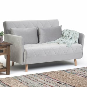 Wyndenhall Linney Contemporary 52 Inch Wide Fold Out Compact Sofa Image Is Loading Wyndenhall Linney Contemporary 52 Inch Wide Fold Out