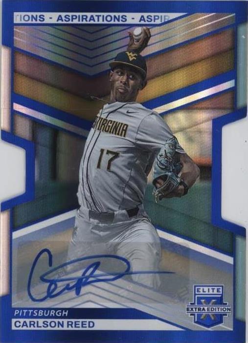 2023 Panini Elite Extra Edition - Carlson Reed #48 Aspirations Die-Cut ...