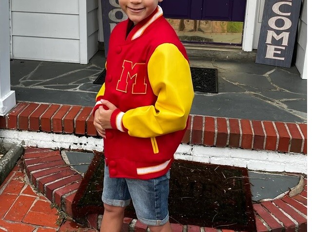 MICHAEL JACKSON THRILLER KIDS LETTERMAN VARSITY JACKETS CUSTOM - Main Image